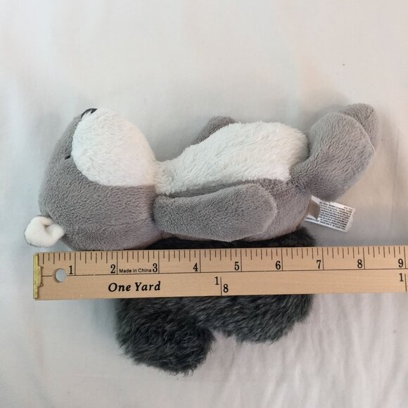 Carters Gray White Squirrel #60140 Plush 8" Stuffed Animal Toy Baby Lovey - Picture 7 of 7